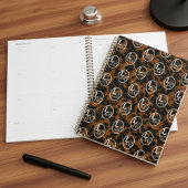 Modern Monogram Tortoise Shell Print Planner