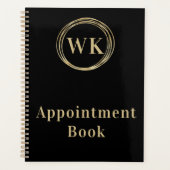 Modern Monogram Zakelijk Afsprakenboek Planner (Voorkant)
