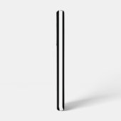Modern Monogram Zwart En Wit Strepen Samsung Galaxy Hoesje (Linkerkant)
