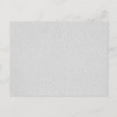 Modern Monogram Zwart Wit Bruiloft Save The Date Aankondigingskaart (Achterkant)