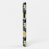 Modern Monogrammed Add Jouw naam Navy Floral Case-Mate iPhone Case (Achterkant/rechts)