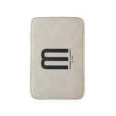 Modern Monogrammed "Creëer Uw Eigen" Badmat (Voorkant Verticaal)