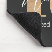 Modern Monogrammed Initial R & Name Personalized Muismat (Hoek)