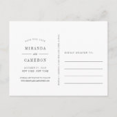 Modern Mood | De foto bewaart de Datum Aankondigingskaart (Achterkant)