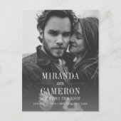 Modern Mood | De foto bewaart de Datum Aankondigingskaart (Voorkant)