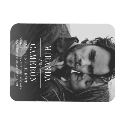 Modern Mood | De foto bewaart de Datum Magneet (Horizontaal)