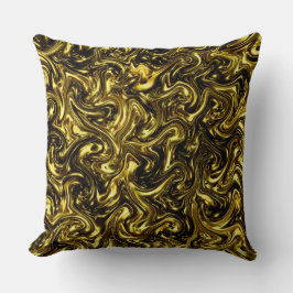modern, mooi gouden patroon, kromming Fashionart Kussen