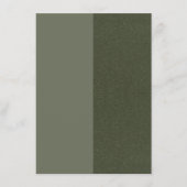 Modern Moss Green Split Enclosure Kaart – Aanpasse (Voorkant)