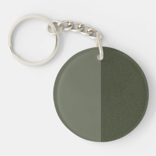 Modern Moss Split Acryl Sleutelhanger -