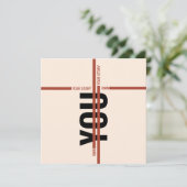 Modern Motivational Event Invitation Card | Semina (Debout devant)