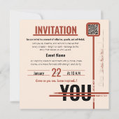 Modern Motivational Event Invitation Card | Semina (Dos)