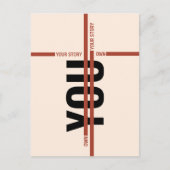 Modern Motivational Event Invitation Card | Semina (Devant)