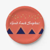 Modern Mountain Bord - Koraal (Voorkant)