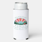 Modern Mountain Outdoor Family Vacation (Seltzer Achterkant)