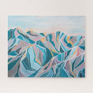 Modern Mountain Puzzle Legpuzzel