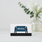 Modern Mover Transport Services Logistics Company Visitekaartje (Staand voorkant)