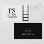 Modern Movie Director Film Producer Visitekaartje (Voorkant / Achterkant)