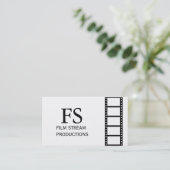 Modern Movie Director Film Producer Visitekaartje (Staand voorkant)