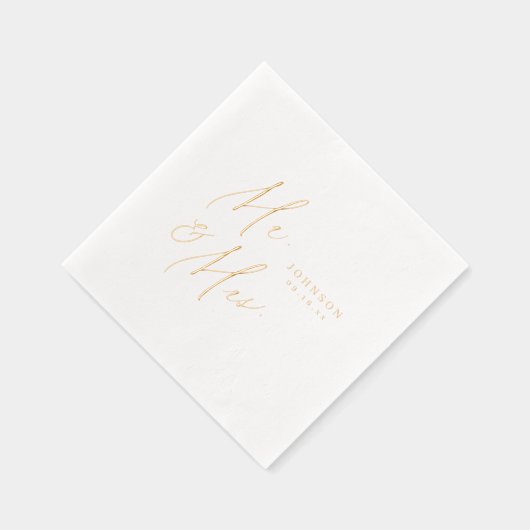 Modern Mr. and Mrs. script minimalist wedding (Droite)