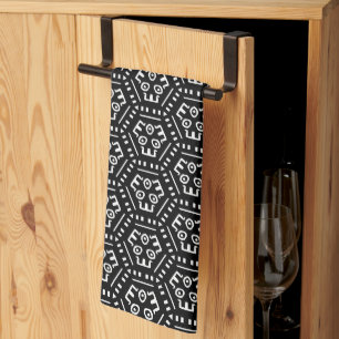 Modern Mud Cloth Ethnic Pattern Kitchen Towel Theedoek