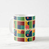 Modern Mug – Abstract Geometric Pattern (Devant gauche)