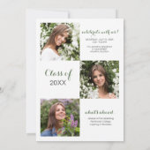 Modern Multi Photo Arch High School Invitation (Dos)