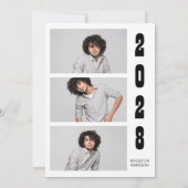 Modern Multi Photo Boy Graduation Invitation (Dos)