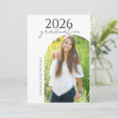 Modern Multi Photo Graduation Invitation (Debout devant)