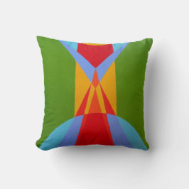 Modern Multicolor Expressions Throw Pillow Kussen