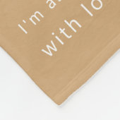 Modern Mummy Photo Strip Collage Fleece Peach (Hoek)