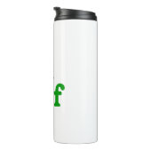 Modern Musical Elf over White Thermosbeker (Geroteerd rechts)