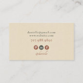 Modern Nail Tech Foto Visitekaartje (Achterkant)