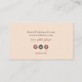 Modern Nail Tech Foto Visitekaartje (Achterkant)