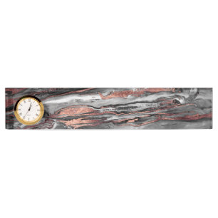 Modern nam gouden samenvatting marbleized verf toe naambordje
