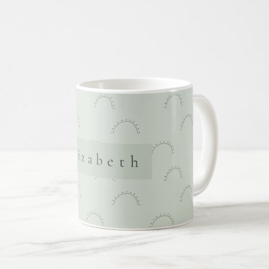 Modern Name Mug  (Devant droit)