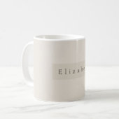 Modern Name Mug  (Devant gauche)