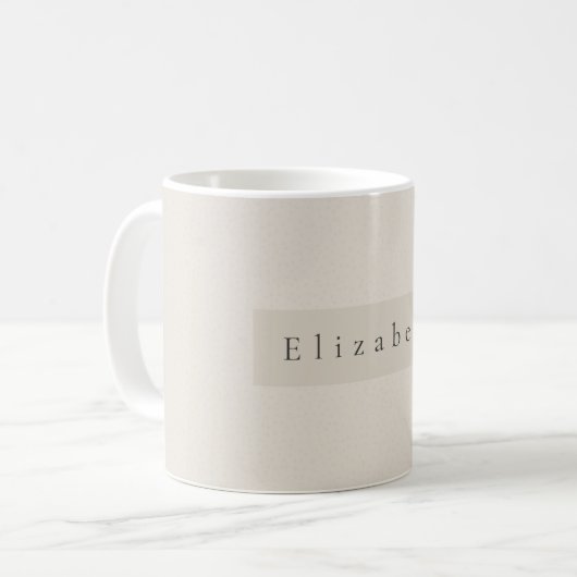 Modern Name Mug  (Devant gauche)