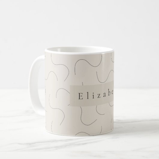 Modern Name Mug  (Devant gauche)