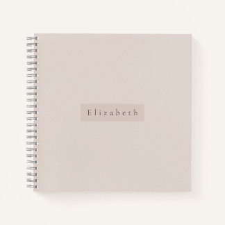 Modern Name Notebook Notitieboek