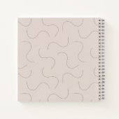 Modern Name Notebook Notitieboek (Achterkant)
