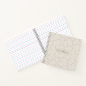 Modern Name Notebook Notitieboek (Binnen)