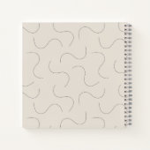 Modern Name Notebook Notitieboek (Achterkant)