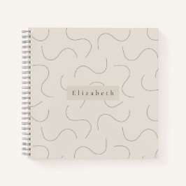Modern Name Notebook  Notitieboek