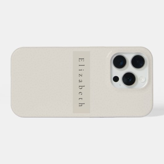 Modern Name Phone Case (Verso Horizontal)