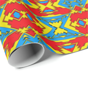 Modern Native American 12 Wrapping Paper Cadeaupapier