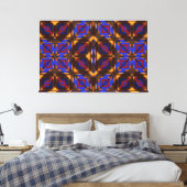 Modern Native American 24 Wrapped Canvas (Insitu (Slaapkamer))