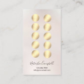 Modern Natural Hair Makeup Beauty Salon Loyalty (Achterkant)