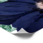 Modern Nautical | Floral Wedding Large Welcome Poster (Hoek)