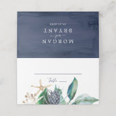 Modern Nautical | Grijze gevouwen bruiloft (Buitenkant ongevouwen)