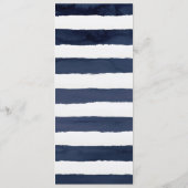 Modern Nautical | Het groene menu van het Weddensc (Achterkant)